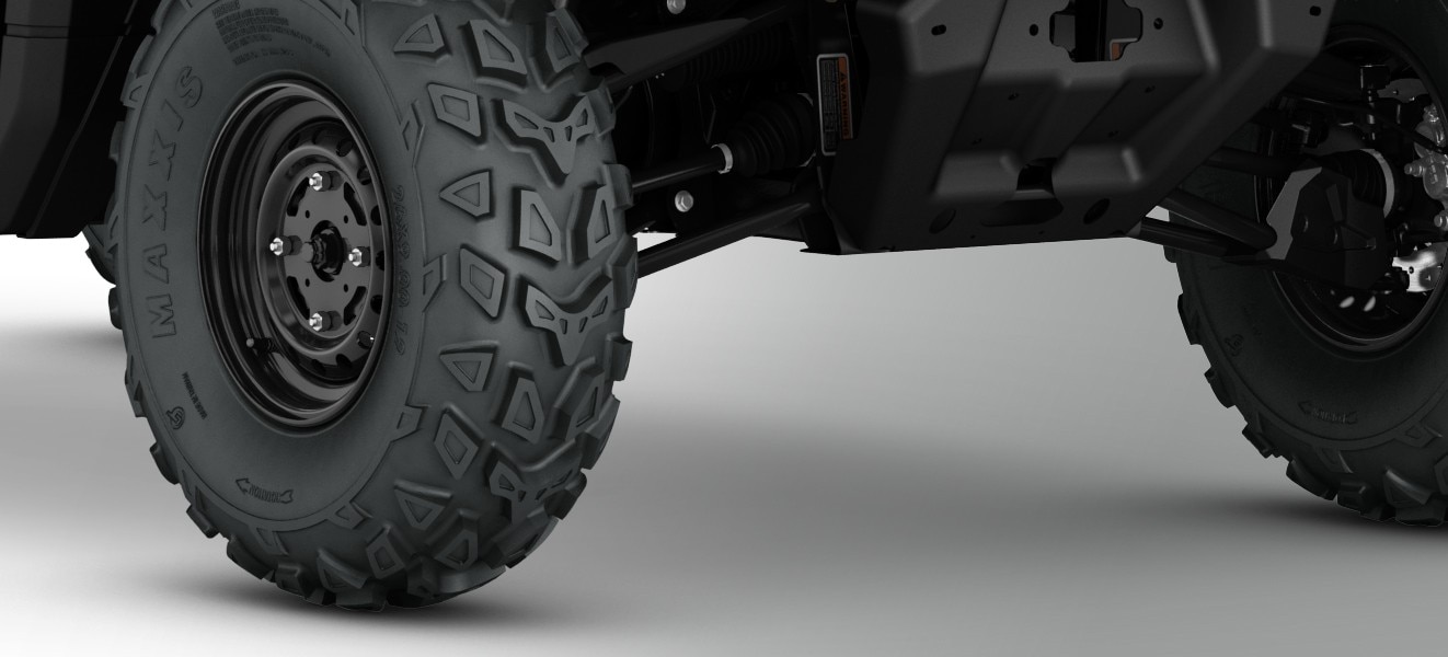 READY TO TACKLE TOUGH TERRAIN